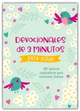 Devocionales de 3 minutos para niñas  (3 Minute Devotionals For Girs, Spanish)