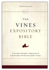 NKJV Vines Expository Bible--hardcover, cloth over board