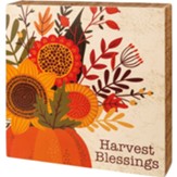Harvest Blessings Box Sign