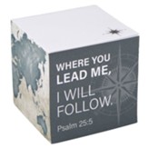 Where You Lead Me Paper Cube