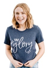 All The Glory Shirt, Navy Heather, Small
