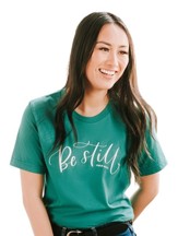 Be Still Shirt, Green, Large