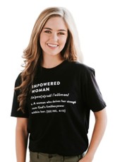 Inpowered Woman Shirt, Black, Small