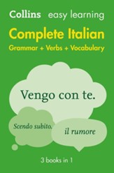 Easy Learning Italian Complete Grammar, Verbs and Vocabulary (3 books in 1) (Collins Easy Learning Italian) - eBook