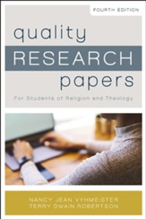Quality Research Papers: For Students of Religion and Theology - eBook