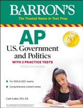 AP US Government and Politics: With 2 Practice Tests - eBook