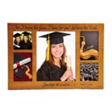 Personalized, Cherry Wood Graduation Photo, Large