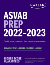 ASVAB Prep 2022AA: 4 Practice Tests + Proven Strategies + Online - eBook
