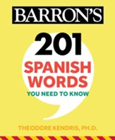 201 Spanish Words You Need to Know Flashcards - eBook