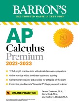 AP Calculus Premium: With 12 Practice Tests - eBook