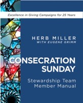 Consecration Sunday Stewardship Team Member Manual - eBook