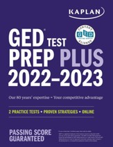 GED Test Prep Plus 2022-2023: 2  Practice Tests + Proven Strategies + Online / Revised - eBook