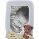 Jesus Loves Me Photo Frame with Bear, by Precious Moments