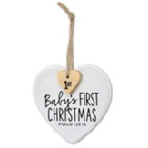 Baby's First Christmas, Ceramic Ornament