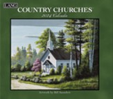 2024 Country Churches, Wall Calendar with Scripture