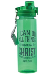 I Can Do All Things Through Christ Water Bottle
