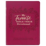 My Favorite Bible Verse Devotional--imitation leather, pink