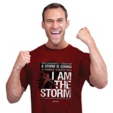 I Am The Storm Shirt, Independence Red, XXX-Large