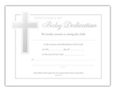 Baby Dedication Certificates (Isaiah 54:13) Pack of 6