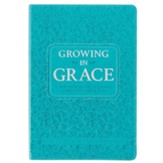 Growing in Grace--imitation leather, teal