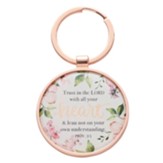 Trust In the Lord With All Your Heart Keyring