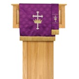 Maltese Jacquard Pulpit Scarf, Purple