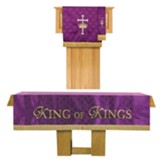 Maltese Jacquard Parament Set of 3, Purple (King of Kings)