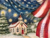 An American Christmas Assorted Christmas Cards, Box of 18