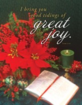 Great Joy (Luke 2:10, KJV) Tabloid Bulletins, 100