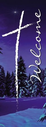 X-Stand Banner: Welcome Winter (23 inch x 63 inch)