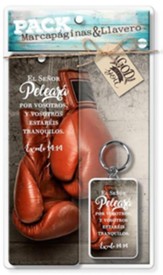 Juego de Marcador y Llavero: Pelea  (Fight, Bookmark & Keychain Gift Set)