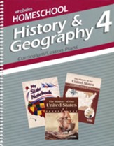 Abeka Homeschool History & Geography 4 Curriculum/Lesson  Plans