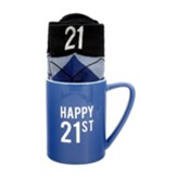 Happy 21st Mug And Sock Set