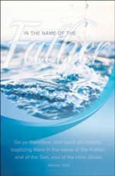 Baptism Bulletins - Baptism Program Covers - Christianbook.com