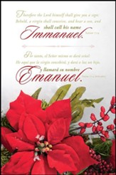 Immanuel / Llamará su nombre Emanuel (Isaiah 7:14 / Isaías 7:14, RVR 1960) Bulletins, 100
