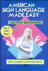 Learn ABCs, Numbers, Fingerspelling,  Colors, Grammar Basics & Everyday Useful Signs DVD