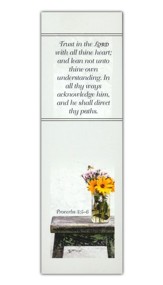 Trust In The Lord (Proverbs 3:5-6, KJV) Bookmarks, 25