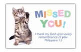 Missed You Postcards (Philippians 1:3), 25