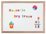 Two-Sided Framed Magnetic Writing Board, Dry Erase, Chalkboard