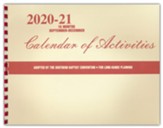 Calendar of Activities - 2020 - 2021