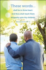 Teach Them Diligently Unto Thy Children (Deuteronomy 6:6-7, KJV) Bulletins, 100