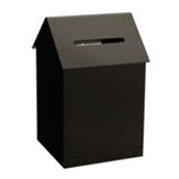 Tabletop Black Acrylic Donation Box