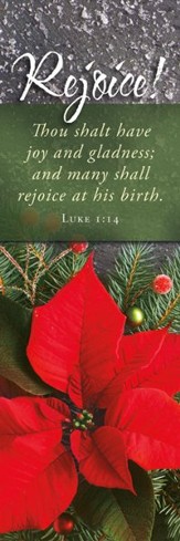 Rejoice! Many Shall Rejoice At His Birth (Luke 1:14, KJV) Bookmarks, 25