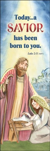 Christmas Nativity (Luke 2:11-12, NIV) Bookmarks, 25