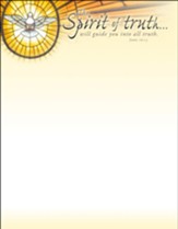 The Spirit of Truth...Will Guide You Into All Truth (John 16:13) Letterhead, 100