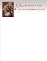 Old Master/Christ, the Savior Is Born!/¡Cristo, El Salvador Ha Nacido! Letterhead, 100