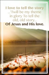 Of Jesus and His Love Bulletins, 100