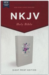 NKJV Reference Personal Size Giant Print, Purple