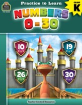 Practice to Learn: Numbers 0 to 30 (Grade K)