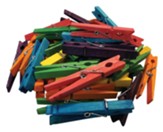STEM Basics: Multicolor Clothespins (Pack of 50)